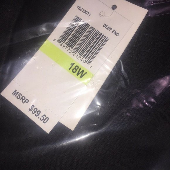 Ysj Plus Size Embellished Skinny Ankle Jeans in Black, 18W, $99.50 - Picture 8 of 10